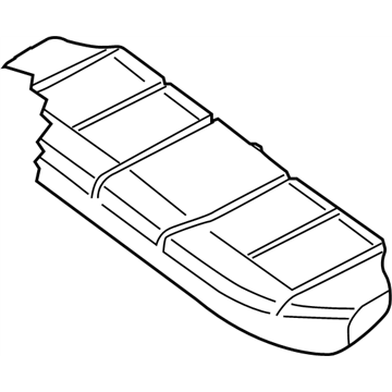 Nissan 88320-ZX01B Trim Cushion Rear