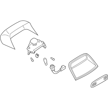 Nissan 26590-9E022 Lamp Assembly-Stop