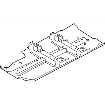 Nissan 74320-6FL0D Floor Front