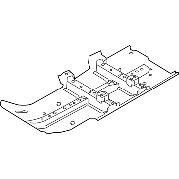 2019 Nissan Rogue Floor Pan - 74321-6FL0D