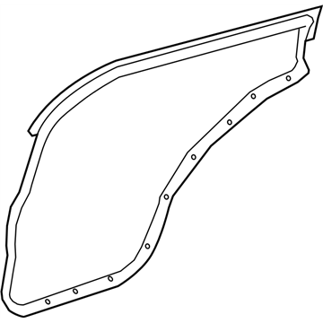 Nissan 82830-6FL0A Weatherstrip-Rear Door,RH