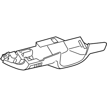 Nissan 68106-3TA7B Panel-Instrument Lower, Driver