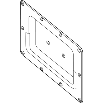 Nissan 90901-1PB0A FINISHER Assembly-Back Door, RH