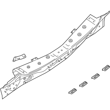 Nissan G9110-4BAMA Panel-Rear,Upper