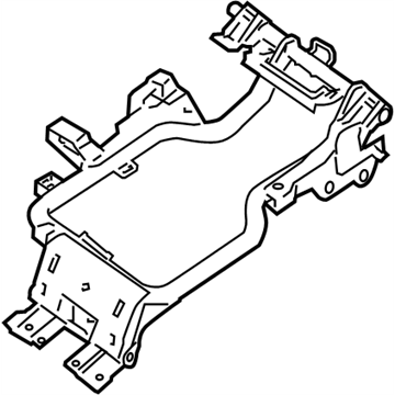 Nissan 88181-EA000 Frame Assy-Rear Seat Cushion,LH