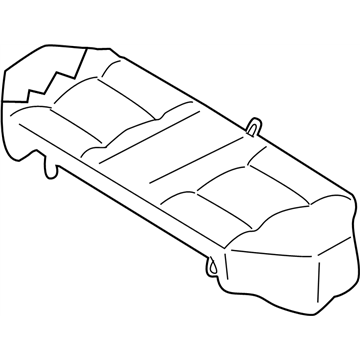 Nissan 88300-5M000 Cushion Assy-Rear Seat