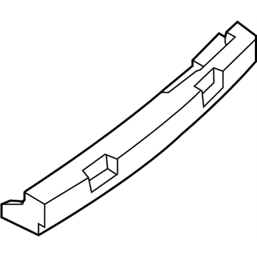 Nissan 85092-3JA0A Absorber-Energy,Rear Bumper