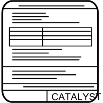 Nissan 14805-3JV0A Emission Label