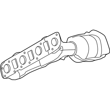 Nissan 140E2-EZ30A Exhaust Manifold With Catalytic Converter