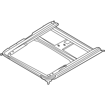 Nissan 91350-0W010 Rail Assy-Sunroof