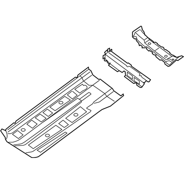 Nissan 74320-3TA0A Floor Front