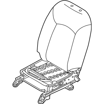 Nissan 87154-9MD3A Frame Assy-Back,Front Seat