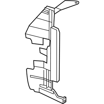 Nissan 21498-3VB3B Seal-Radiator,RH