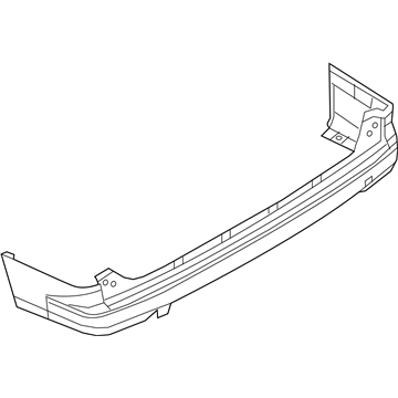 Nissan HEM22-9SA0J Rear Bumper Cover