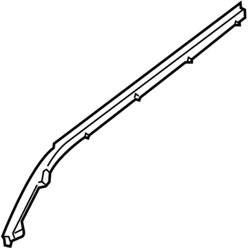 Nissan 74590-1PA0A Rail Assembly-Guide,Lower RH