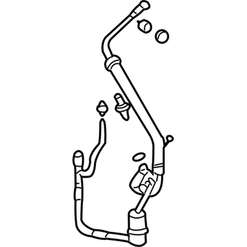 2001 Nissan Quest A/C Hose - 92480-7B000