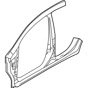 Nissan G6022-9MBEB Body-Side Outer, RH