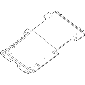 Nissan 74905-1PA0A Mat-Floor,Rear