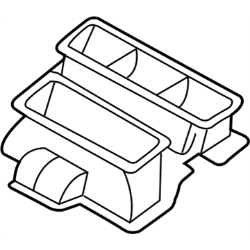 Nissan 27865-7Y01A Adapter-Center Vent & DEFROST