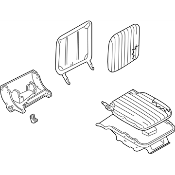 Nissan 88000-9Z511 Seat Kit-Jump,RH