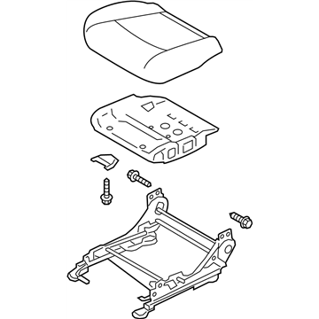 Nissan 87350-3NA0A Cushion Assy-Front Seat