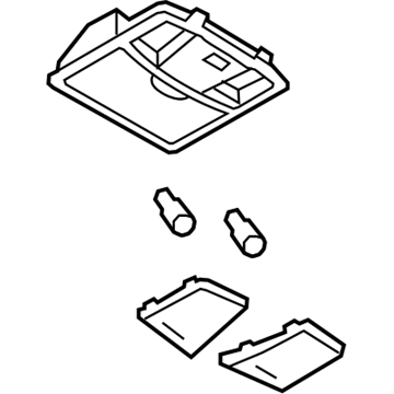 Nissan 26430-KB51B Lamp Assembly-Map