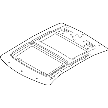 Nissan 91300-4RA3A Frame Assy-Sunroof