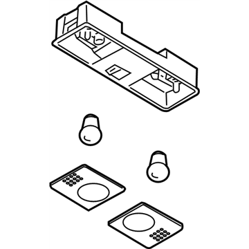 Nissan 26430-CE401 Lamp Assembly-Map