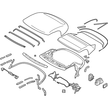 Nissan 97003-1ET0A Folding Roof Complete