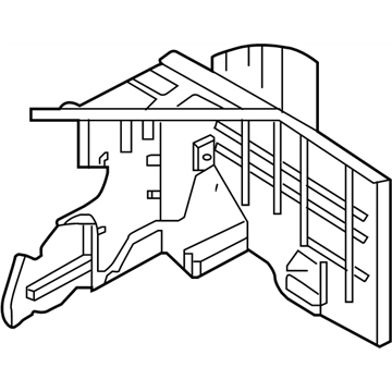 Nissan 62823-9MB0A Air Guide-Front,LH