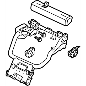 Nissan 88180-ZQ02A Support Rear Seat