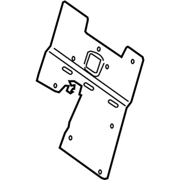 Nissan 88648-EA000 Board-Rear Seat Back