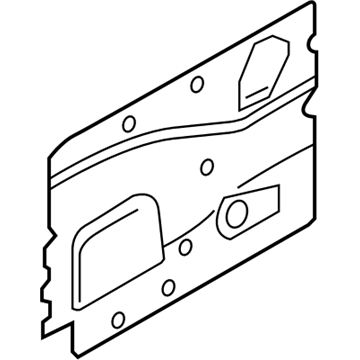 Nissan 82860-ZE60A Screen-Sealing Slide Door