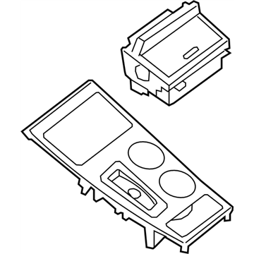 Nissan 96941-9HS5A FINISHER - Console Indicator