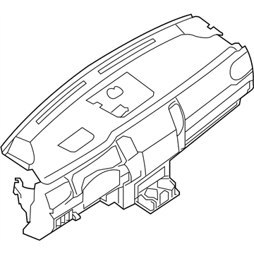 Nissan 68200-EZ40A Panel & Pad Assy-Instrument