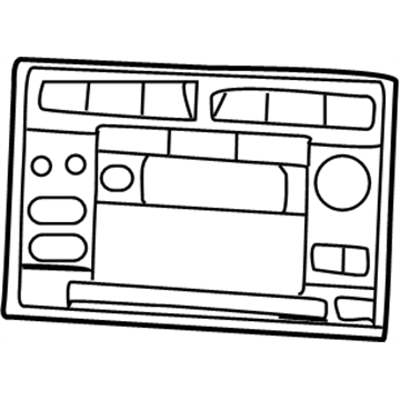 Nissan 28188-9Z200 Radio Unit,W/CD And Cassette