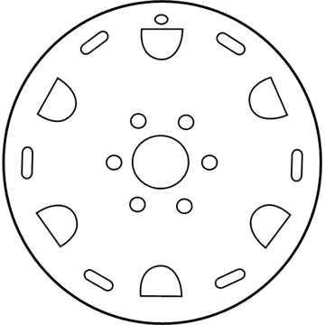 Nissan 40300-EZ00A Wheel-Steel