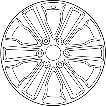 Nissan D0C00-5ZW3A Wheel-Aluminum
