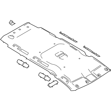 Nissan 73910-1JA3A Headlining Assy