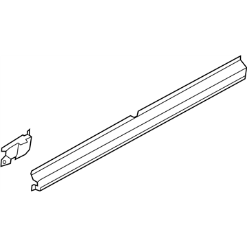 Nissan G6424-4BAMA Reinforcement-Sill Outer,RH