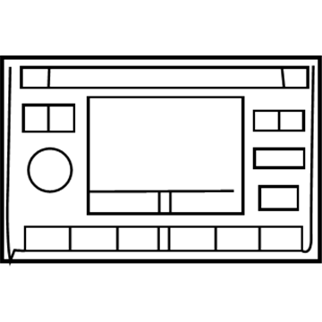 Nissan 28188-0Z800 Radio Unit, W/CD And Cassette