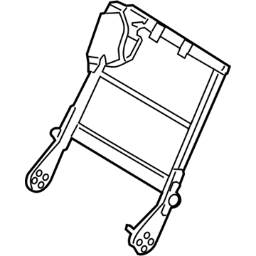 Nissan 89601-1LE1A Frame Assy-Back,3RD Seat RH