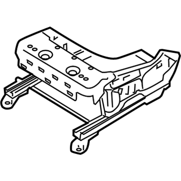 Nissan 87351-1FH0A Frame Assembly - Front Seat Cushion