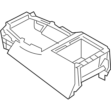 Nissan 96948-1LA0B Console Assembly-Floor, Front