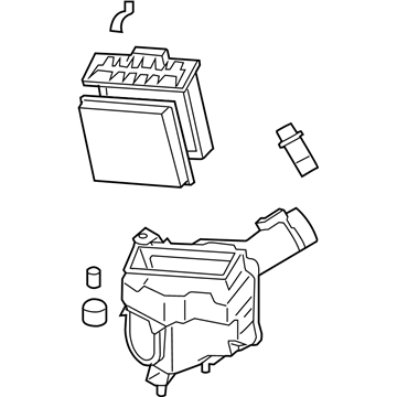 Nissan 16500-EV10B Air Filter Cleaner Box Housing Assembly