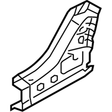 Nissan 764B5-1AA0A Reinforcement-SILL Outer,Rear LH