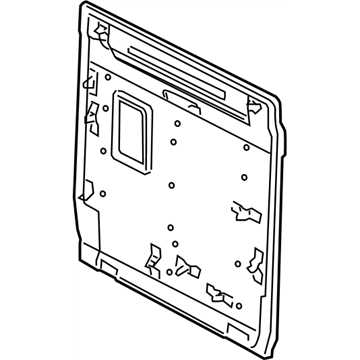 Nissan 89605-ZS40C Back Panel Assembly,Carpet