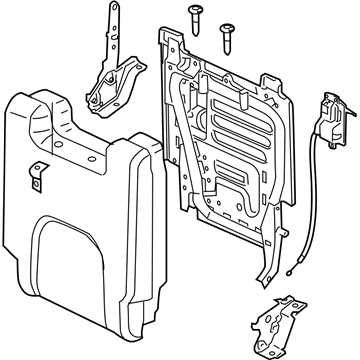 Nissan 89600-ZS20A Back Assy-3rd Seat,RH