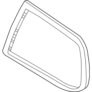 Nissan 83352-2Z300 WEATHERSTRIP-Side Window, 2ND