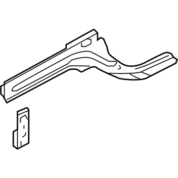 Nissan 75130-3AN0A Plate-Closing,Front Side Member RH